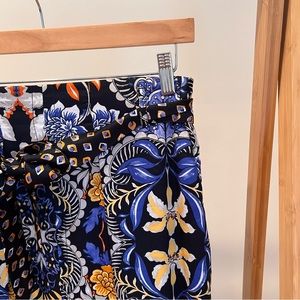 Loft Floral Wrap Skirt